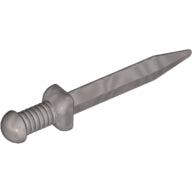 LEGO® los onderdeel Wapen in kleur Zilver 95673