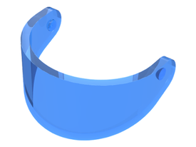 LEGO® Hoofddeksel Accessoire Doorzichtig Donkerblauw 2447