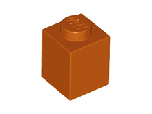 Plaatje in Gallery viewer laden, LEGO® los onderdeel Steen in kleur Donker Oranje 3005