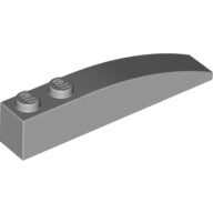 LEGO® onderdeel Dakpan Gebogen Licht Blauwachtig Grijs 42022