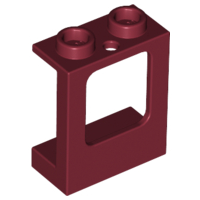 LEGO® los onderdeel Raamkozijn in kleur Donkerrood 60032