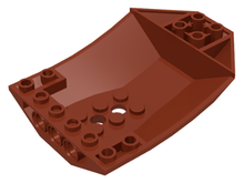 Plaatje in Gallery viewer laden, LEGO® los onderdeel Cockpit in kleur Roodachtig Bruin 42021