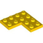 LEGO® los onderdeel Plaat Algemeen in kleur Geel 2639