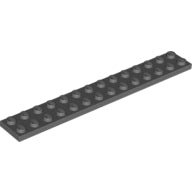 Plaatje in Gallery viewer laden, LEGO® Plaat Algemeen Donker Blauwachtig Grijs 91988