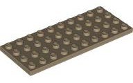 LEGO® los onderdeel Plaat Algemeen Donker Geelbruin 3030