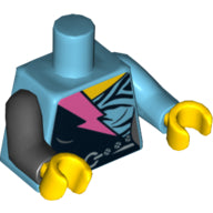 LEGO® Lijf met Motief Medium Azuurblauw 973pb1112c01