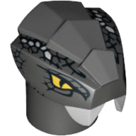 LEGO® Hoofd Aangepast Donker Blauwachtig Grijs 98148pb02