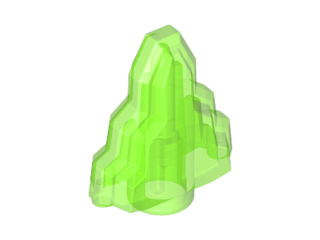 LEGO® los onderdeel Rots Doorschijnend Helder Groen 10178