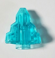 LEGO® los onderdeel Rots Doorzichtig Lichtblauw 10178