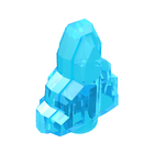 LEGO® los onderdeel Rots Doorzichtig Lichtblauw 10178