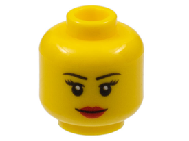 LEGO® los onderdeel Hoofd in kleur Geel 3626cpb0629