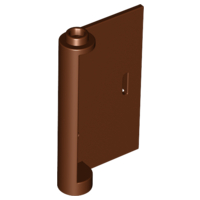LEGO® los onderdeel Deur in kleur Roodachtig Bruin 58380