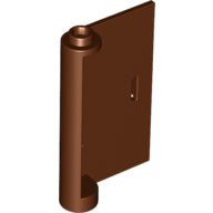 LEGO® los onderdeel Deur in kleur Roodachtig Bruin 58380