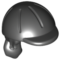 Plaatje in Gallery viewer laden, LEGO® los onderdeel Haar in kleur Zwart 92254pb01