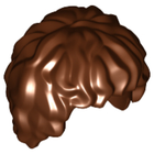 LEGO® los onderdeel Haar in kleur Roodachtig Bruin 10048