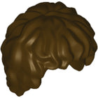 LEGO® los onderdeel Haar in kleur Donker Bruin 10048