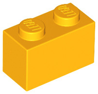 Plaatje in Gallery viewer laden, LEGO® los onderdeel Steen in kleur Helder Licht Oranje 3004