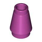 LEGO® los onderdeel Kegel in kleur Magenta 4589b