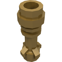 Plaatje in Gallery viewer laden, LEGO® los onderdeel Wapen in kleur Parel Goud 64567