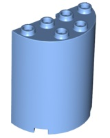 LEGO® los onderdeel Cilinder in kleur Medium Blauw 6259