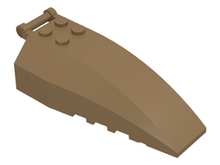 Plaatje in Gallery viewer laden, LEGO® los onderdeel Voorruit in kleur Donker Geelbruin 92579