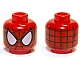 LEGO® los onderdeel Hoofd in kleur Rood 3626cpb0786