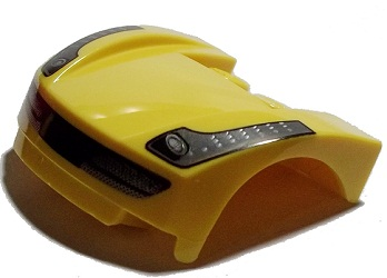 LEGO® los onderdeel Spatbord met Motief Geel 98835pb005