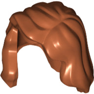 Plaatje in Gallery viewer laden, LEGO® los onderdeel Haar in kleur Donker Oranje 85974
