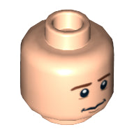 LEGO® los onderdeel Hoofd in kleur Lichte Noga 3626pb0732
