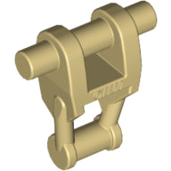 Plaatje in Gallery viewer laden, LEGO® los onderdeel Lijf Accessoire Geelbruin 30375pb03