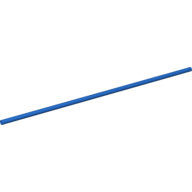LEGO® los onderdeel Slang Stijf in kleur Blauw 75c20