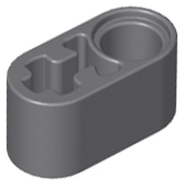 LEGO® Technische Hefbalk Donker Blauwachtig Grijs 60483