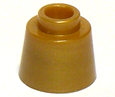 LEGO® los onderdeel Kegel in kleur Parel Goud 85975