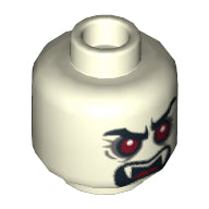 Plaatje in Gallery viewer laden, LEGO® los onderdeel Hoofd Gloed In Donker Wit 3626cpb0757
