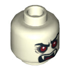 LEGO® los onderdeel Hoofd Gloed In Donker Wit 3626cpb0757