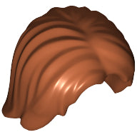 LEGO® los onderdeel Haar in kleur Donker Oranje 88283
