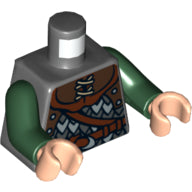 LEGO® Lijf met Motief Donker Blauwachtig Grijs 973pb1137c01