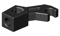 LEGO® los onderdeel Lijf Accessoire in kleur Zwart 98313