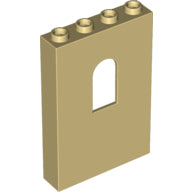 Plaatje in Gallery viewer laden, LEGO® los onderdeel Paneel in kleur Geelbruin 60808