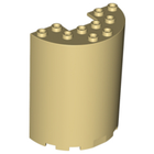 LEGO® los onderdeel Cilinder in kleur Geelbruin 87926