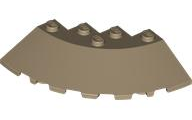 LEGO® los onderdeel Steen Rond Donker Geelbruin 95188