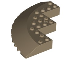 LEGO® los onderdeel Steen Rond Donker Geelbruin 58846