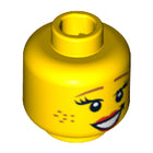 LEGO® los onderdeel Hoofd in kleur Geel 3626pb0775