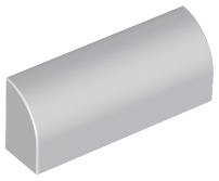 Plaatje in Gallery viewer laden, LEGO® onderdeel Dakpan Gebogen Licht Blauwachtig Grijs 6191