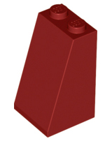 LEGO® los onderdeel Dakpan Algemeen Donkerrood 3684c