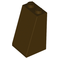 Plaatje in Gallery viewer laden, LEGO® los onderdeel Dakpan Algemeen Donker Bruin 3684c