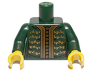 LEGO® los onderdeel Lijf met Motief Donkergroen 973pb1244c01