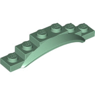 LEGO® los onderdeel Spatbord in kleur Zandgroen 62361
