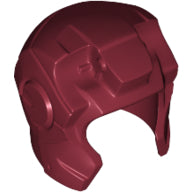 LEGO® los onderdeel Hoofddeksels in kleur Donkerrood 10907