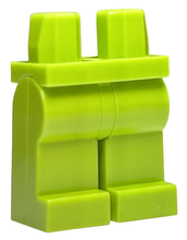 Plaatje in Gallery viewer laden, LEGO® los onderdeel Benen in kleur Limoen 970c00